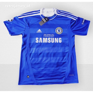 Chellseaa Final Munich 2012 เสื้อเจอร์ซีย์ แบบเต็ม สไตล์เรโทร
