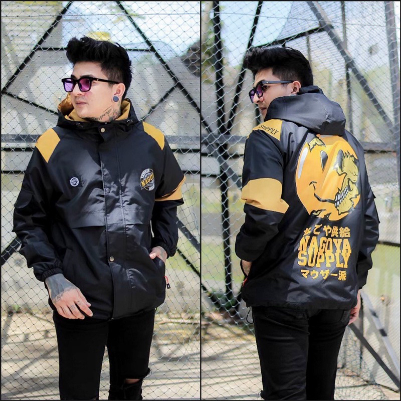 NAGOYA NAGOYA || COUGLE ผู้ชาย/ผู้หญิง - เสื้อแจ็คเก็ต PARACHUE - CASUAL