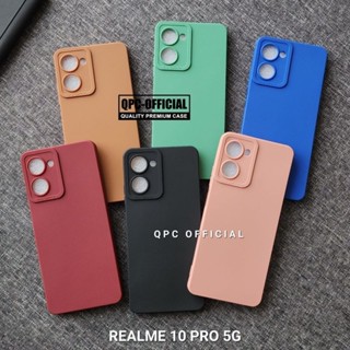 เคสโทรศัพท์มือถือ ซิลิโคน ผิวด้าน กันรอยกล้อง สีดํา สําหรับ Realme 10 2022 Realme 10 Pro 5G Realme 10 Pro Plus 5G Realme 10 Realme 10 Pro 5G Realme 10 Pro Plus 5G