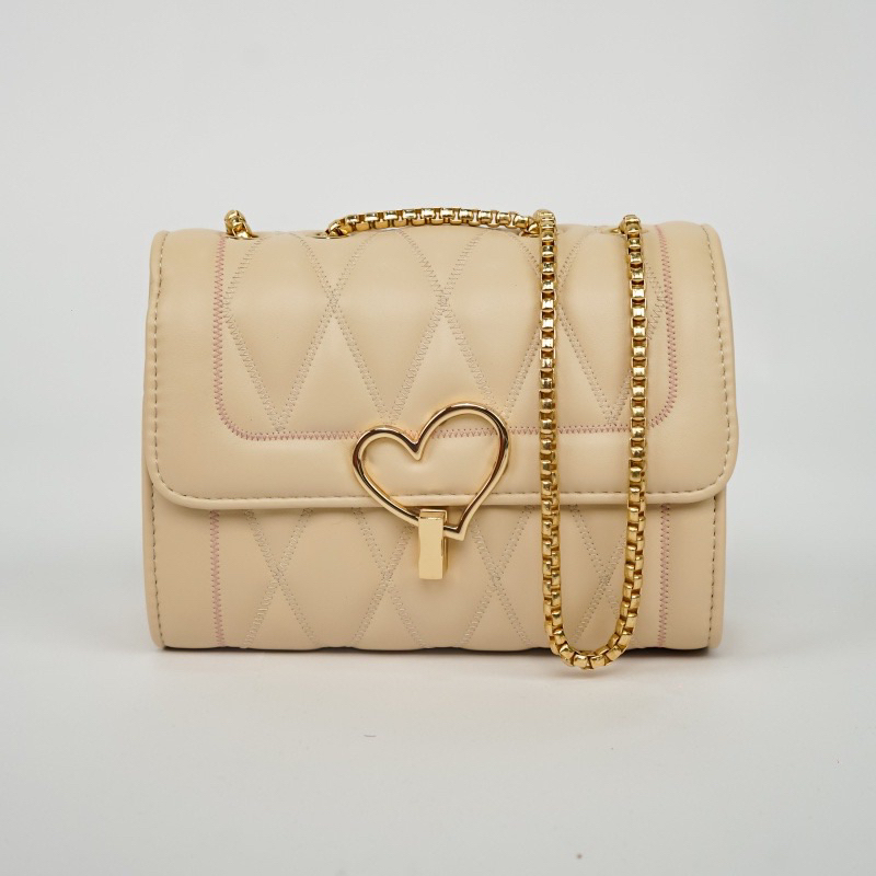 Jenny BEIGE Small BAG/ SLING BAG ORIGINAL LES FEMMES NEVER BEEN USED