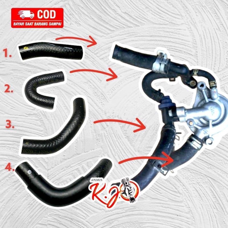 ท่อหม้อน้ํา vario 150 vario 125 pcx adv honda KZR Contents 4 plus ท่อหม้อน้ํา