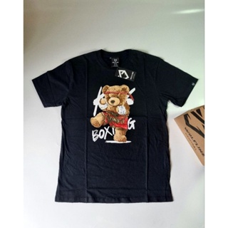 เสื้อยืด ผ้าฝ้าย พิมพ์ลายหมี Teddy TB05 WOLFLINE Original Tiedye 24