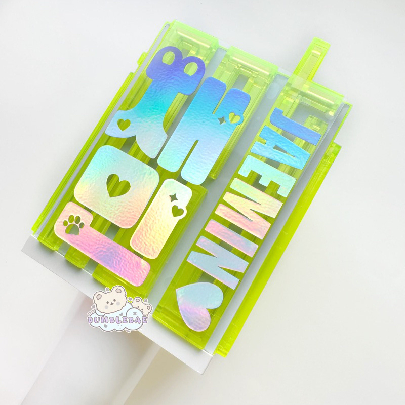 NCT Sticker Lightstick Sticker Deco Concert nctdream nct127 wayv neobong