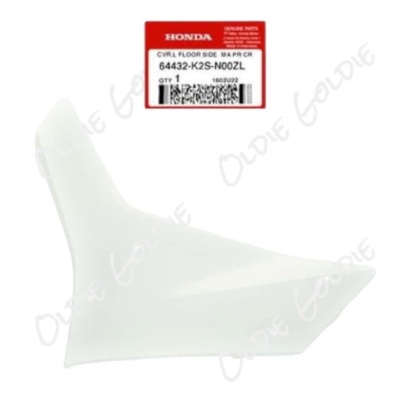 6432-K2S-N00ZL ฝาครอบ L ชั้นด้านข้าง MPC ฝาครอบด้านข้างซ้ายสีขาว VARIO 160 AHM