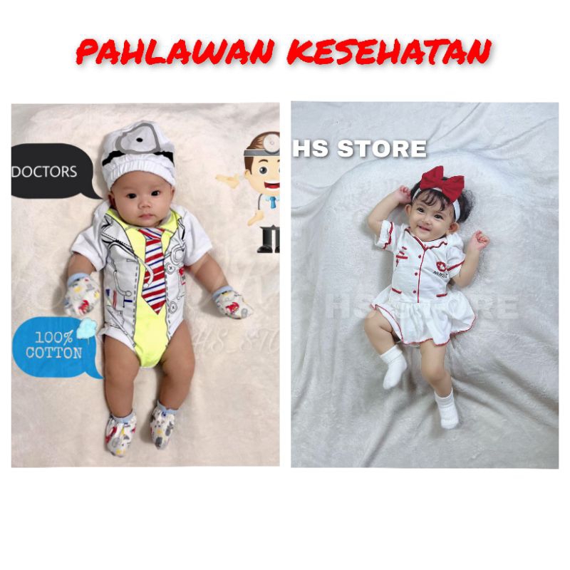 ! DOCTOR & NURSE BABY JUMPER / BABY CLOTHES / BABY CLOTHES / BABY JUMPER / BABY COSTUME!