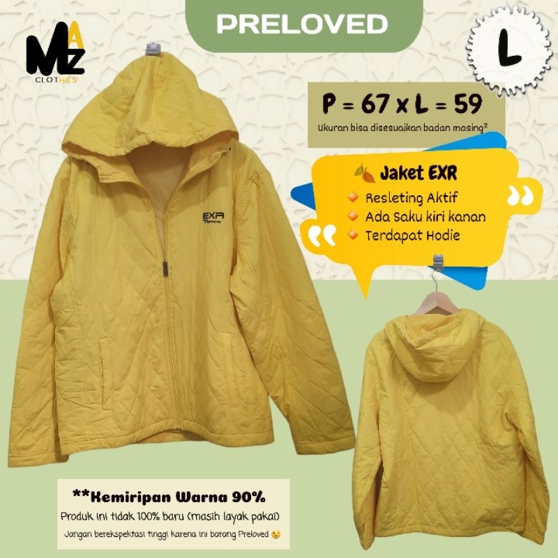 Maz Preloved - เสื้อแจ็คเก็ต EXR มือสอง - เสื้อแจ็คเก็ตแบรนด์มือสอง - เหมาะสําหรับสวมใส่