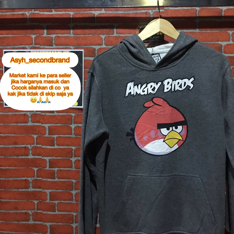 เสื้อกันหนาว มีฮู้ด ลาย angrybirds by fuzi