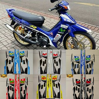 สติกเกอร์ ลายภาพยนตร์ Yamaha f1zr f1zr f1zr F1Z R สีฟ้า สีแดง