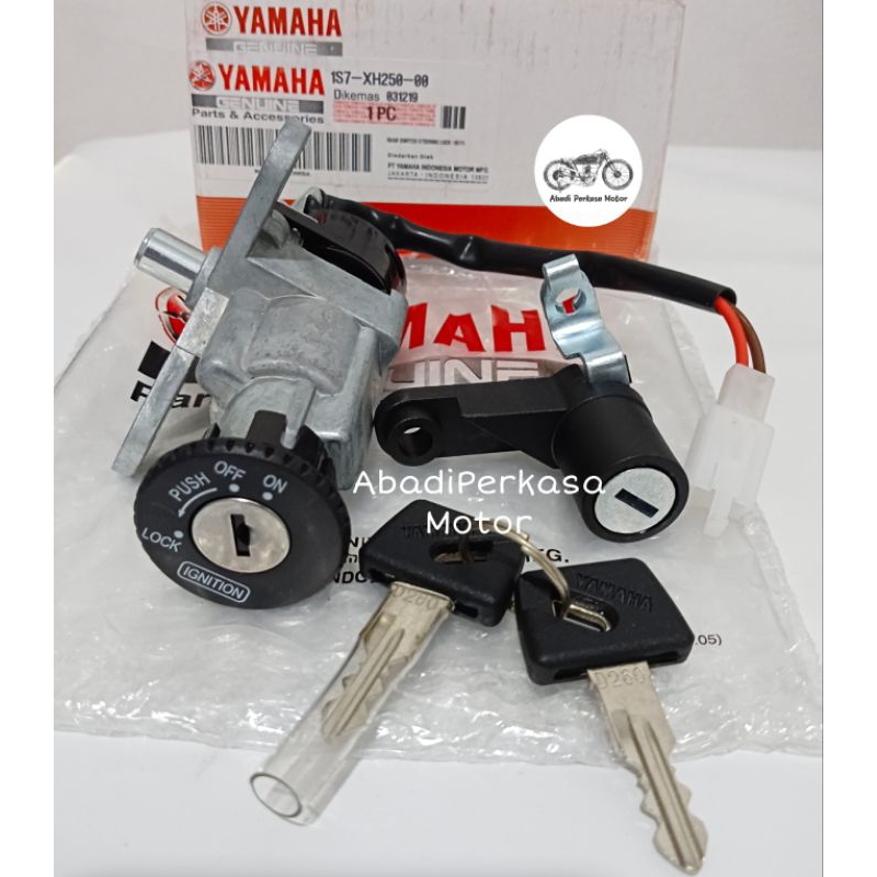 ชุดกุญแจจุดระเบิด + กุญแจที่นั่ง Yamaha Jupiter Mx รุ่นเก่า (1S7)