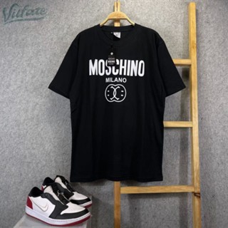 เสื้อยืด Moschino MILANO ของแท้ คุณภาพดี