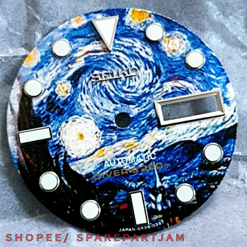 นาฬิกาข้อมือ Seiko Kanagawa หน้าปัดเรืองแสง ขนาด 28.5 มม. สีฟ้า Nh36 7s26 4r36