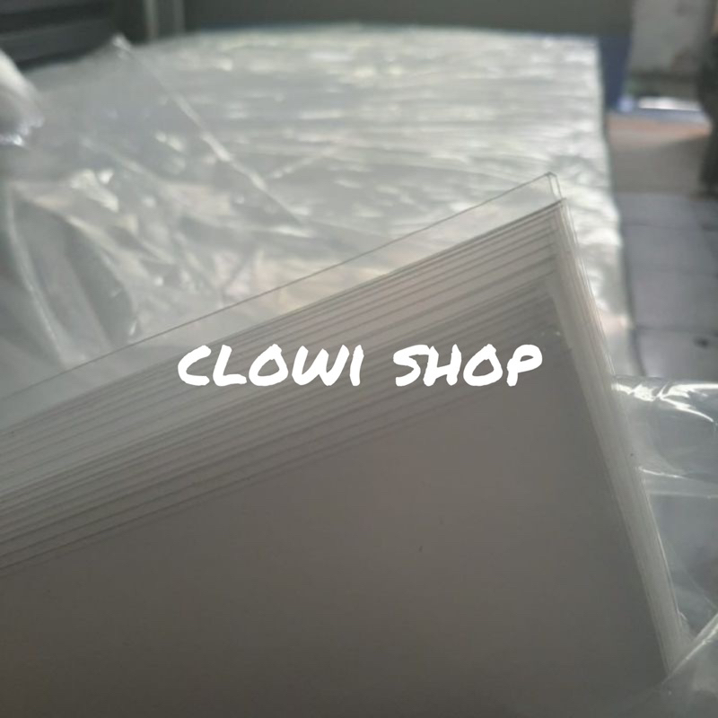 แผ่น PET ใส Mica 0.5mm x 1 x 2m - วัสดุ Face Shield - แว่นตา Face Shield