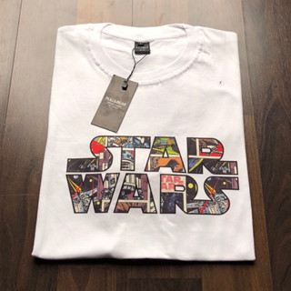 เสื้อยืด พิมพ์ลายกราฟิก Star Wars 1:1 Avenger Marvel แบบดั้งเดิม