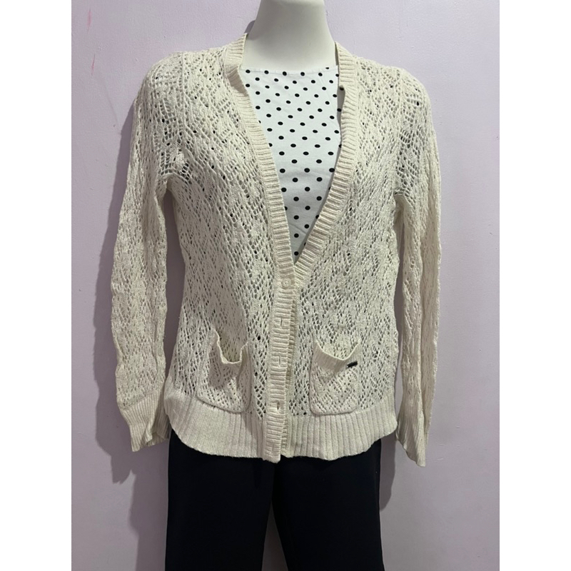 HOLLISTER CARDIGAN ผู้หญิง | BEIGE CARDIGAN | เสื้อตัวในผู้หญิง | HOLLISTER CARDIGAN | เสื้อผ้าหญิง 