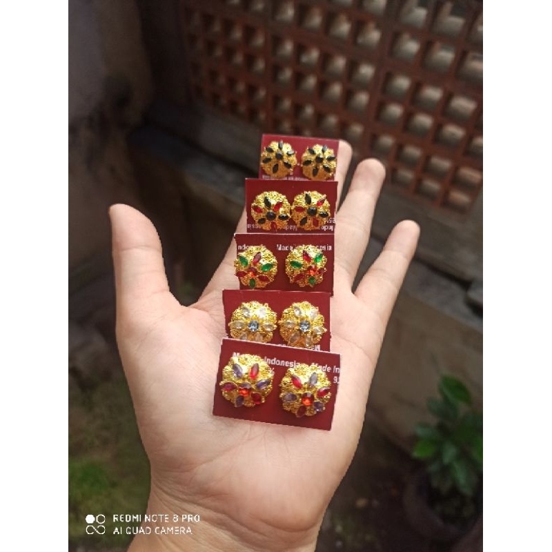 ต่างหูอัลปาก้า Balinese หรือ sumpel