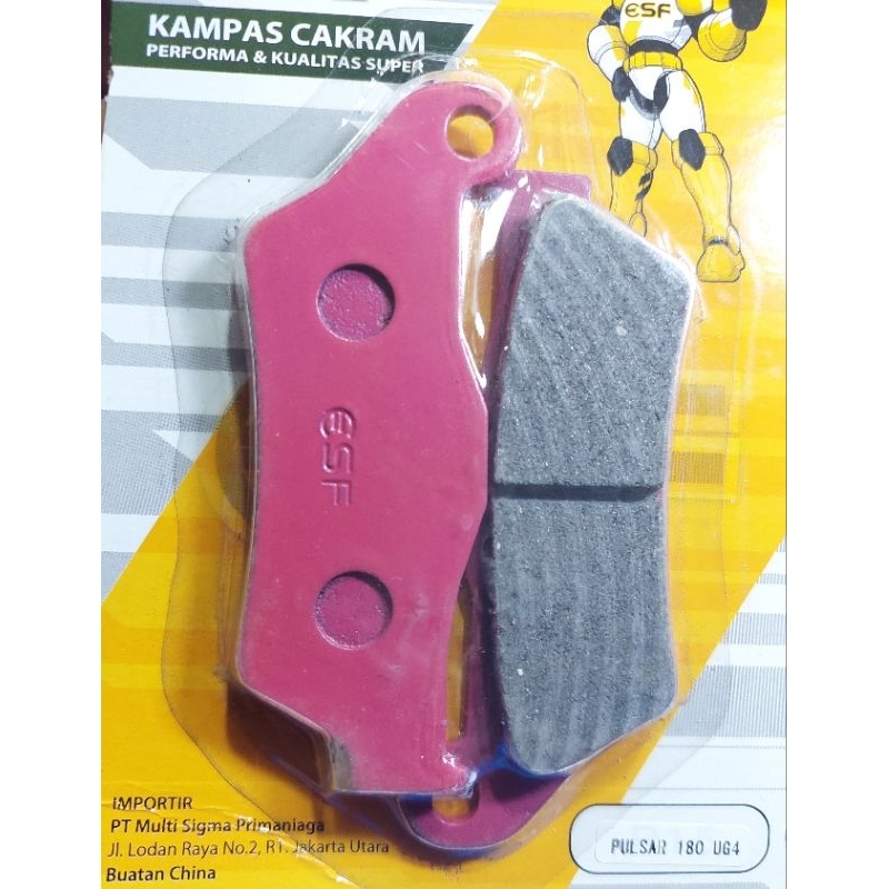 ผ้าดิสเบรคหน้า Dispad PULSAR 200NS 180UG4, 220, 135 ผ้าดิสเบรค 220