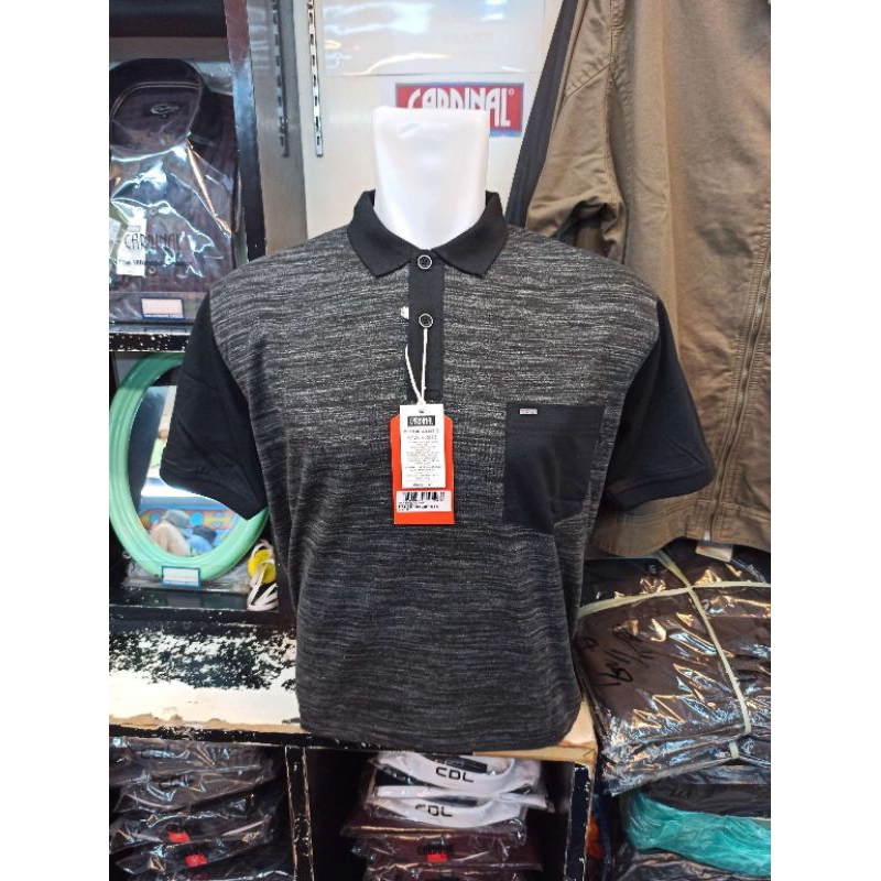 KATUN Original Cardinal Cotton Collar T-Shirt สีดํา EAPAR329