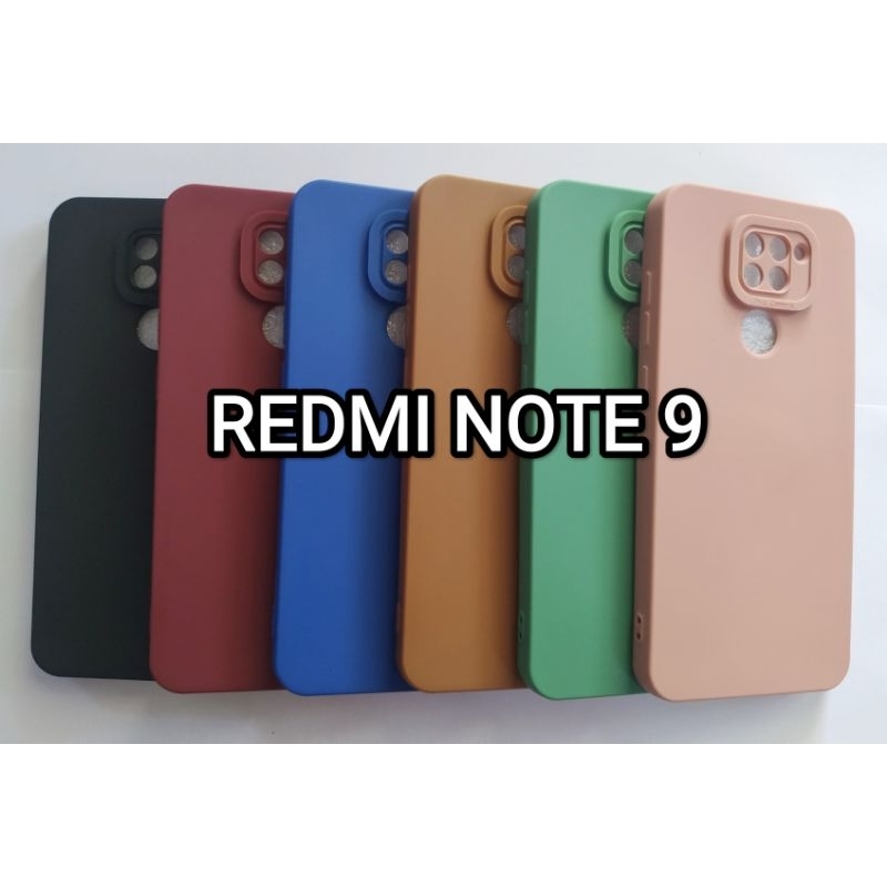 Case Pro Camera Redmi note 9 Macaron Silicone Softcase
