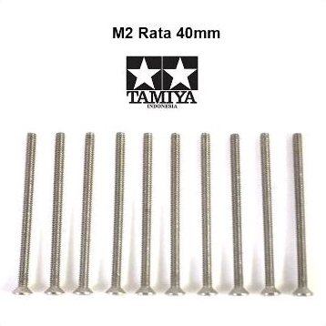 FLAT BOLT 40MM SCREW M2 / FLAT BOLT
