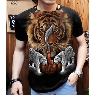 เสื้อยืด พิมพ์ลาย macan full print Mc09 kujang siliwangi