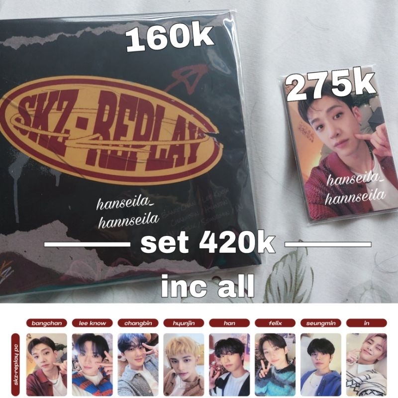 [BOOKED by dela] อัลบั้ม SKZ Replay + PC OT8