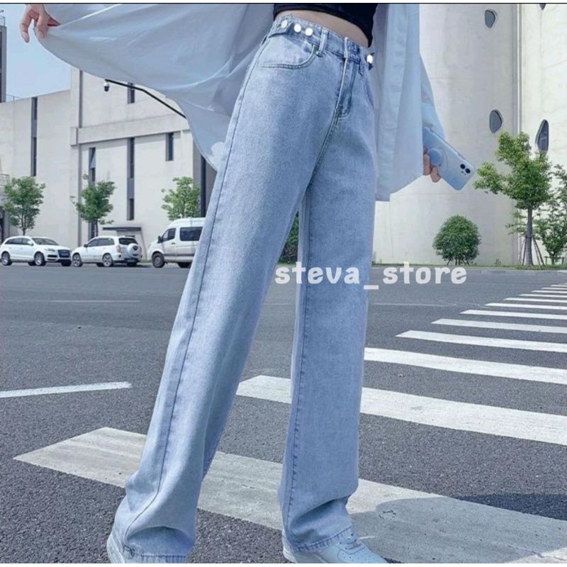 SERIES 2 BRANDY 7 ปุ่ม HIGHWIST PREMIUM JEANS