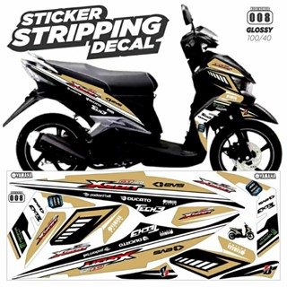 สติกเกอร์ซีนอน ลาย Yamaha xeon gt 125 xeon rc Lis xeon gi 125 xeom gt125