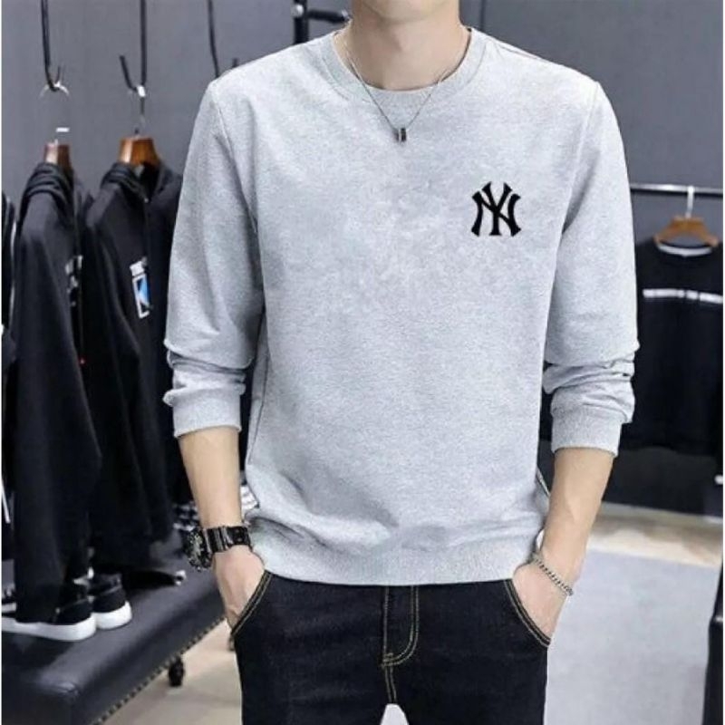 Ny SWEATERCk NY | เสื้อสเวตเตอร์พื้นฐาน | เสื้อเรียกเหงื่อ | ไซส์ L-XL
