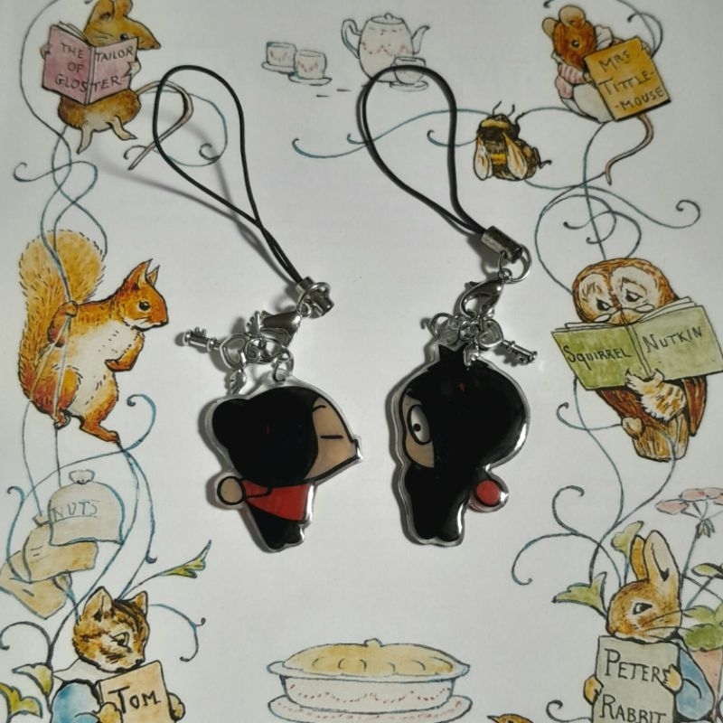 Pucca x garu สายคล้องโทรศัพท์ที่เข้ากัน