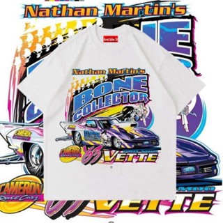 เสื้อยืด ลาย Nascar VINTAGE BONE COLLECTOR | เสื้อยืด Nascar RUMBLE NATHAN MARTIN | เสื้อเชิ้ต สีขาว ลายรถแข่ง | Rap TEE เสื้อยืด สําหรับเด็ก ผู้ใหญ่