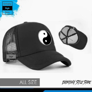 Yin &amp; Yang Trucker หมวกตาข่าย