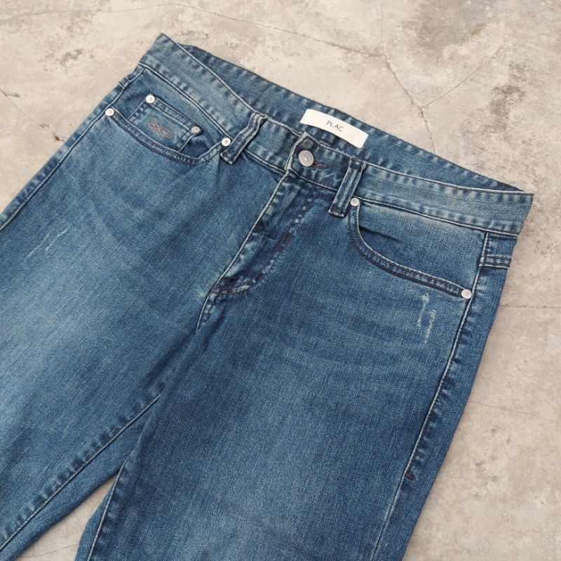 Plac jeans plac denim plac original plac jeans uniqlo second original uniqlo thrift กางเกงขายาวสําหร