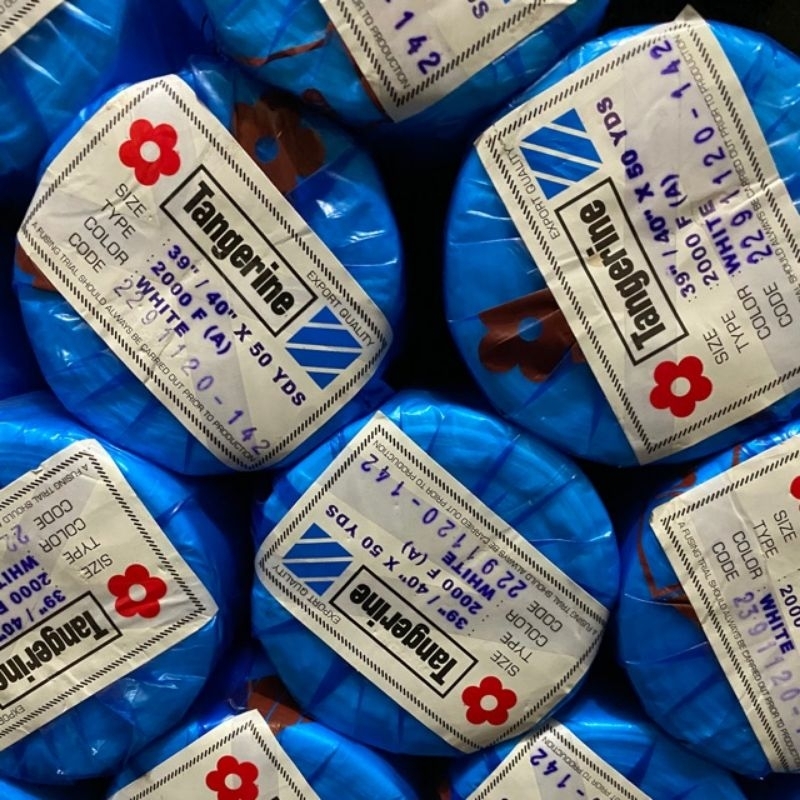 Tangerine 2000FA vislin 2000 F (A) ผ้าคอตตอนกาว 50 หลา