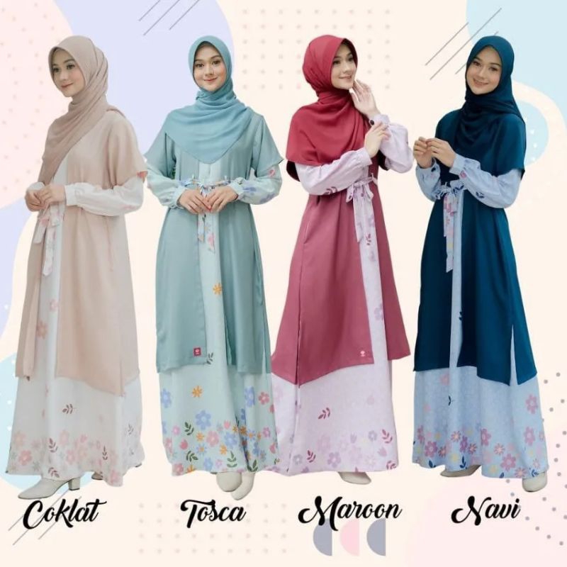 (12 Years-adult)/kalisa gamis/แม่และเด็ก คู่/Kalisa anv gamis