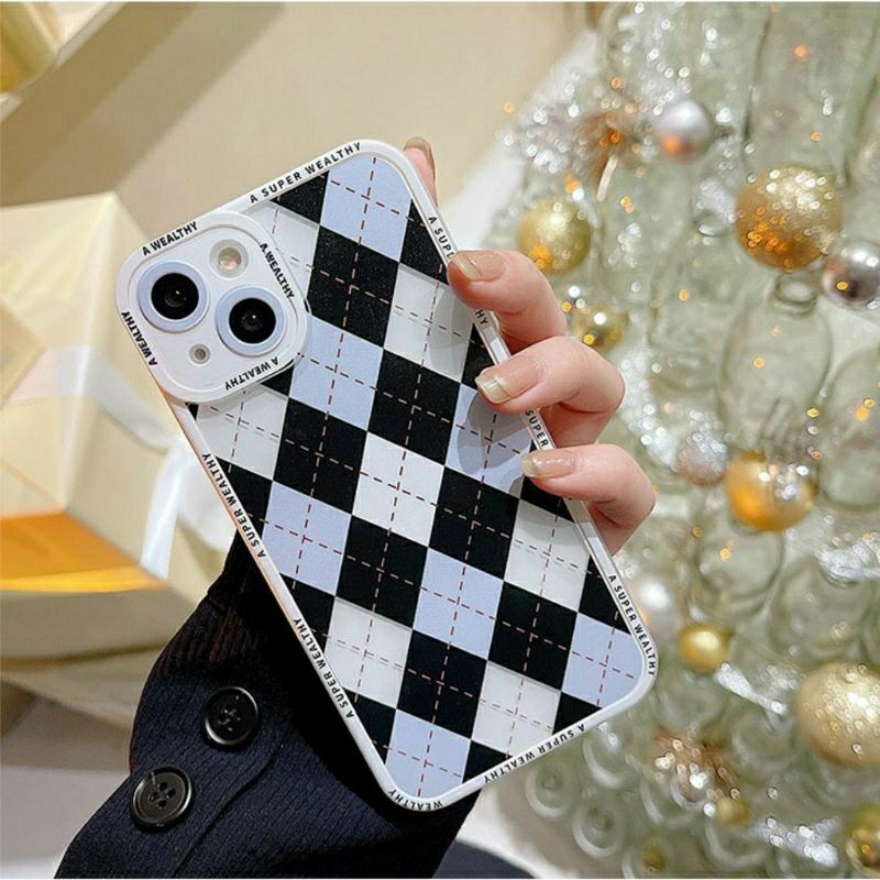 HP TPU เพชรสําหรับ Oppo Reno 4 4F 5 5F 6 6Z 7 4G 7 5G 7z 5G 8 4G 8T 4G 8T 5G กรณีหมากรุก