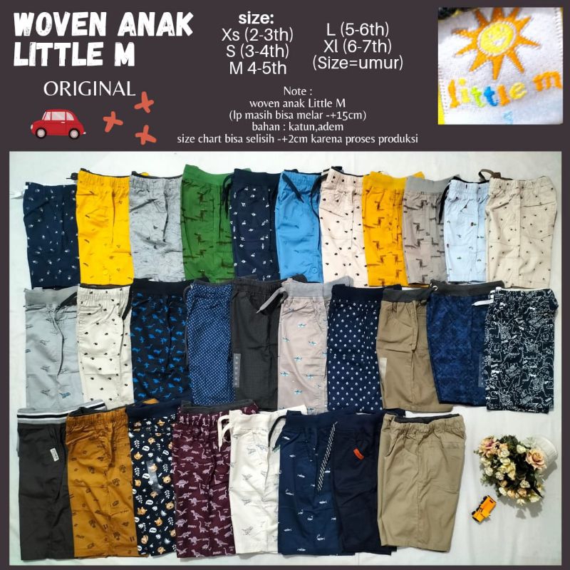 3 WOVEN LITEL EM****