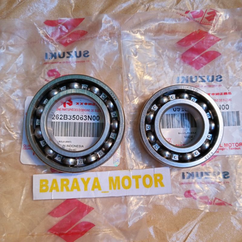 แบริ่ง Kruk As 6007+6205 Suzuki Smash 110 เก่า/ใหม่ Koyo Japan