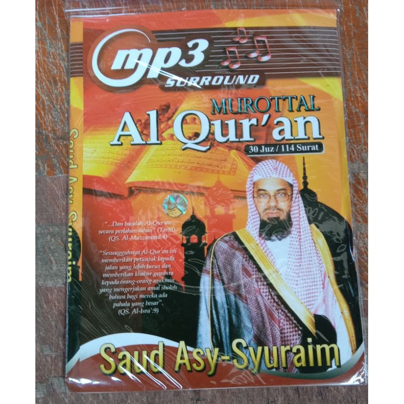 เทป MP3 ศาสนา Murotal Al-Quran Saud Asy syuraim