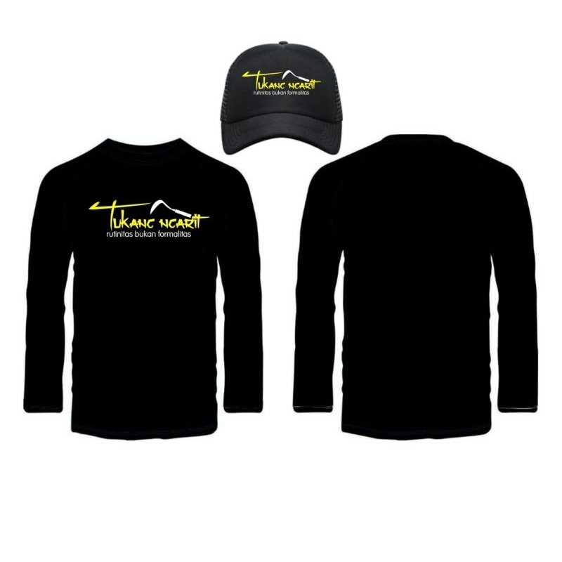 เสื้อยืด LONG-SLEEVED สําหรับทํางานหมวก BONUS