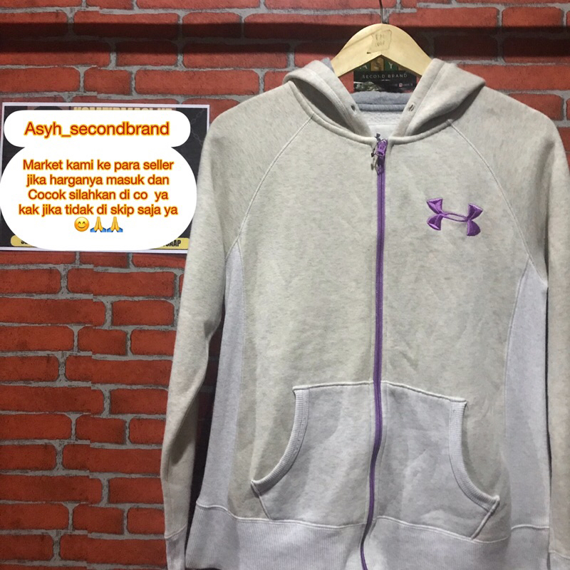 UNDER ARMOUR เสื้อกันหนาว มีฮู้ด ใต้เกราะ