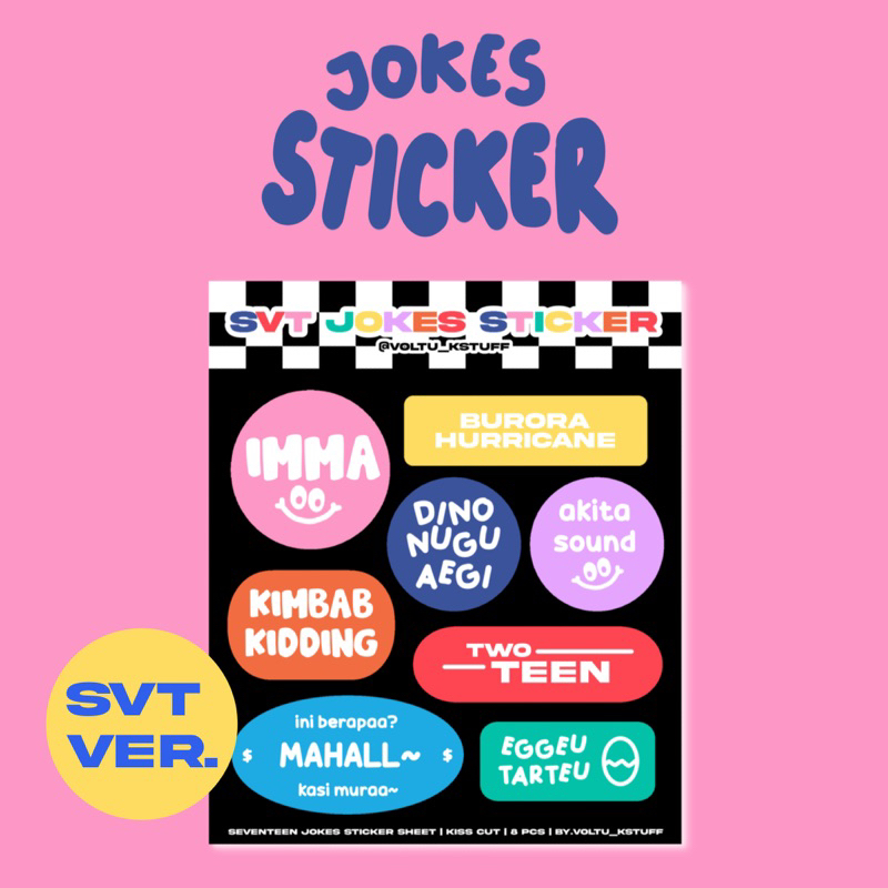ชุดสติ๊กเกอร์ Seventeen Jokes