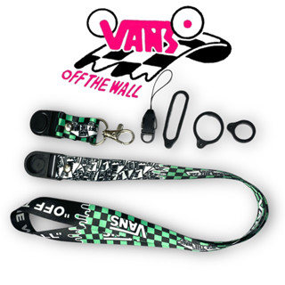 Vans GREEN ART CHEKER ที่แขวนโทรศัพท์มือถือ / LANYARD