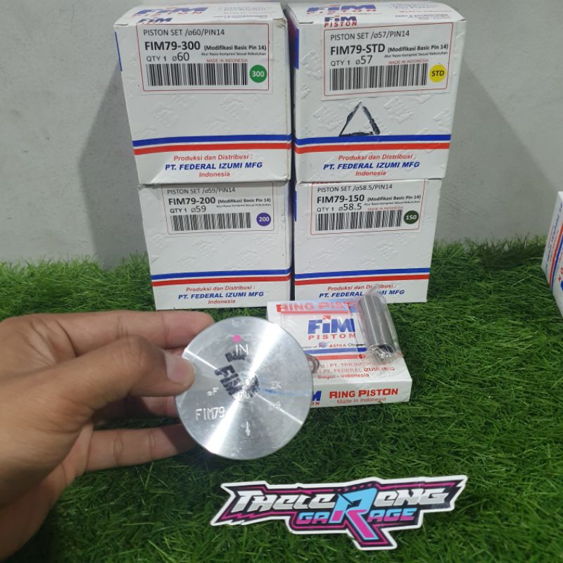 ลูกสูบ Fim79 57 57.5 58 58.5 59 59.5 60 Pin 14 Thelereng_Garage Shoop