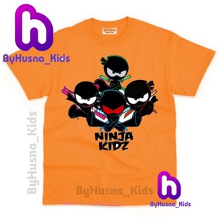 เสื้อยืด พิมพ์ลาย NINJA KIDS UNISEX วัสดุพรีเมี่ยม สําหรับเด็กวัยหัดเดิน