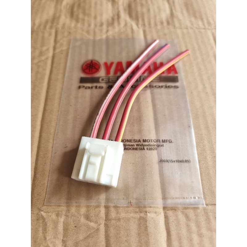 Ecu ecm acg spool 3 pin สีขาว yamaha nmax Aerox freego lexy socket cable