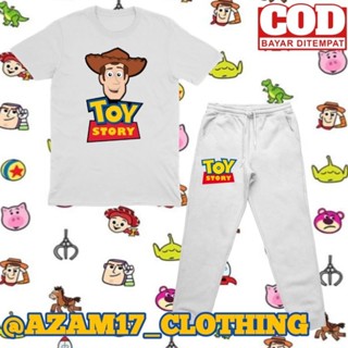 ชุดเสื้อเชิ้ต ลายการ์ตูน Toy Story Woody Film สําหรับเด็กผู้ชาย และเด็กผู้หญิง