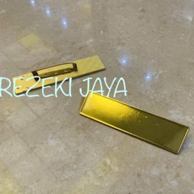 BRASS PLATE MATERIAL NAME TAG BRASS BOARD MAMA CHEST PIN