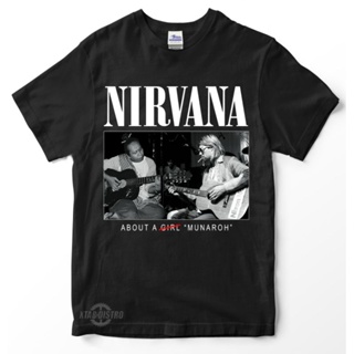 เสื้อยืด พิมพ์ลาย nirvana X MANDRA 2th MUNAROH Parody พรีเมี่ยม