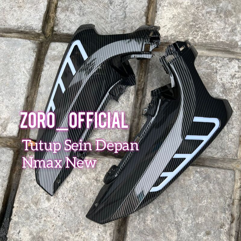 ฝาครอบไฟเลี้ยวหน้าคาร์บอนสําหรับ Nmax New 2020-2023 ZORO