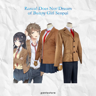 ชุดคอสเพลย์ การ์ตูนอนิเมะ Rascal Does Not Dream of Bunny Girl Senpai